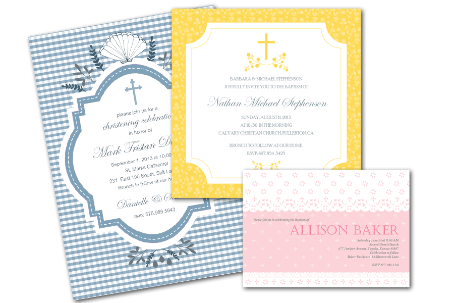 Electronic Baptism Invitations Free 6