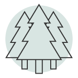 sustainability trees icon