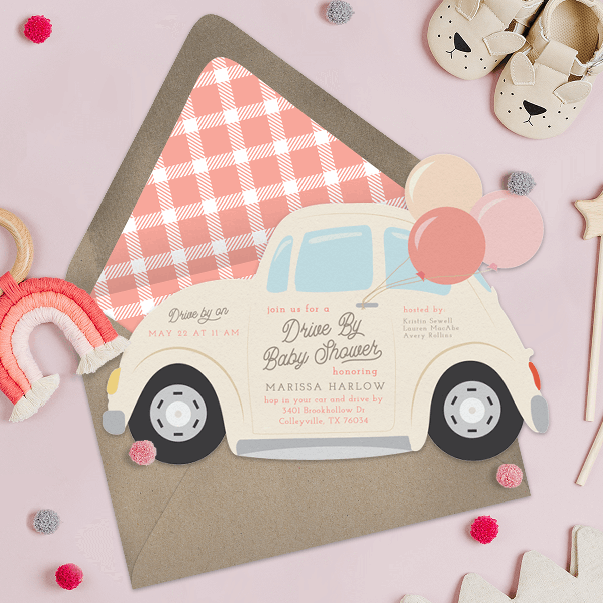 Greenvelope Digital Baby Shower Invitations with Online RSVP Tracking | Greenvelope