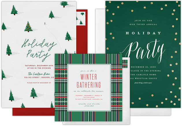 Christmas Party Invitations